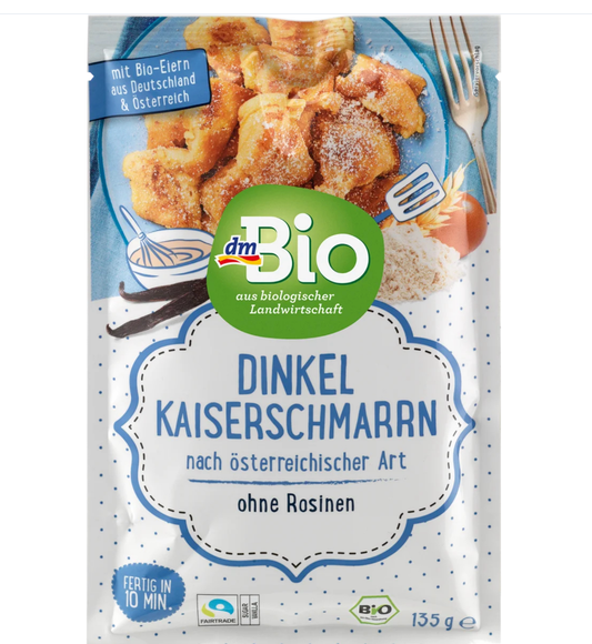 dmBio Organic Baking Mix Spelt Kaiserschmarrn, 135 g