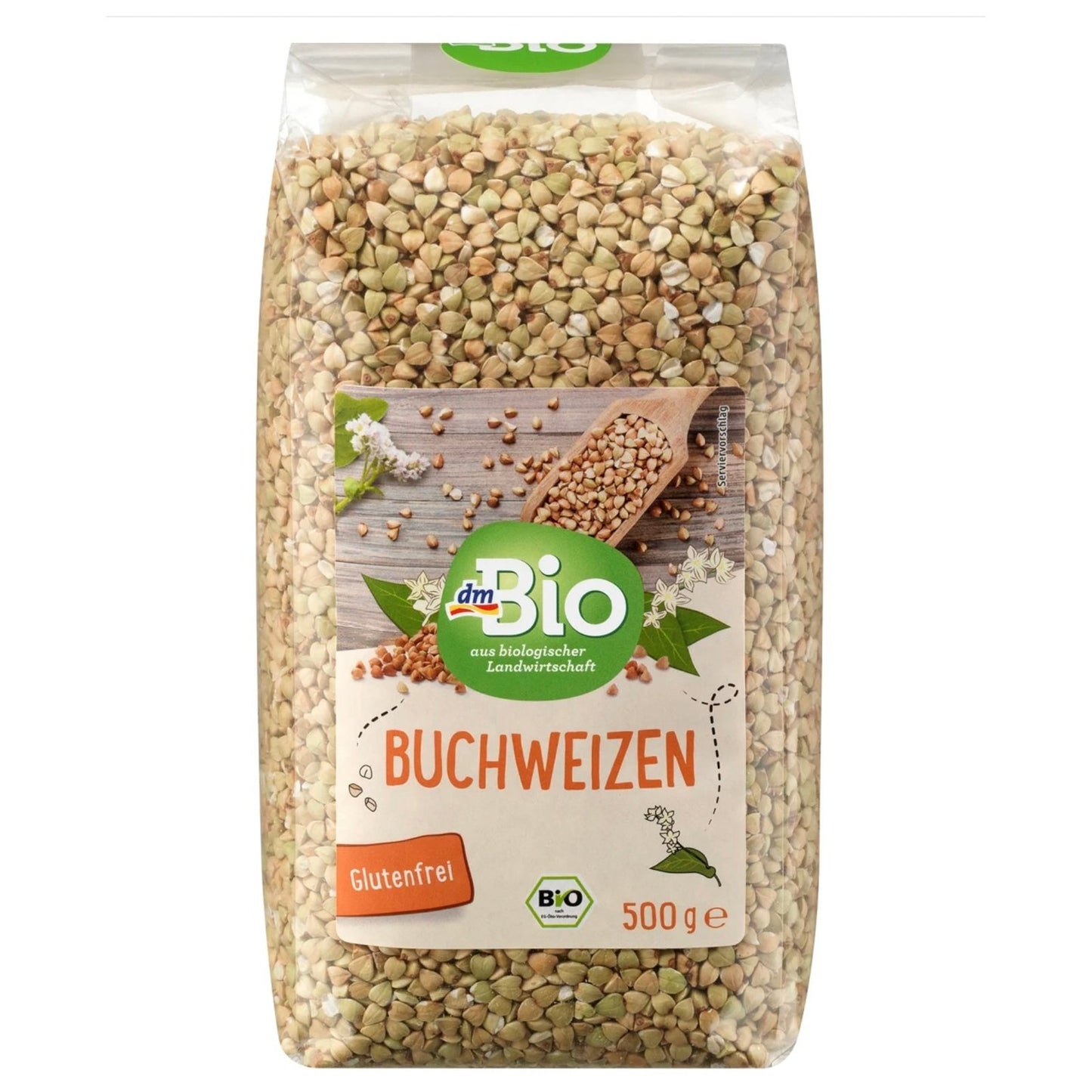 bio organic buckwheat gluten free front packaging