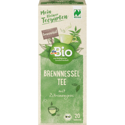 bio organic tea nettle 20 tea bags, green packaging