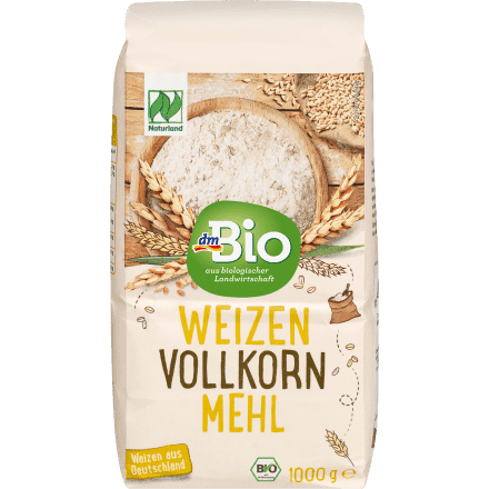 bio organic wheat flour front packaging 1000g
