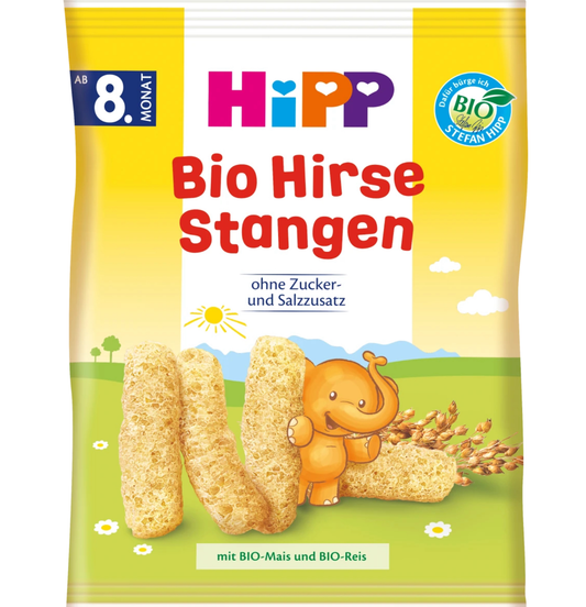 Hipp Organic Baby Snack Millet Sticks, from 8 months, 30 g