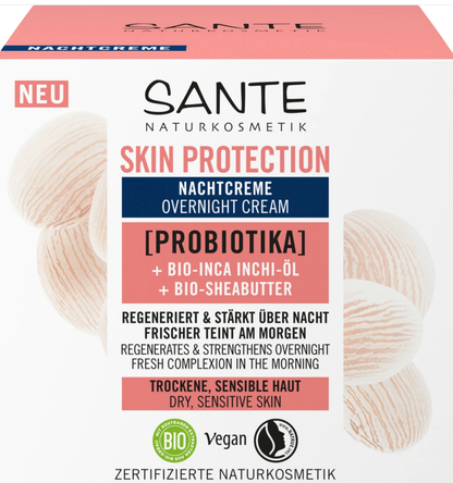 SANTE Natural Cosmetics Skin Protection Probiotics Night Cream, 50 ml