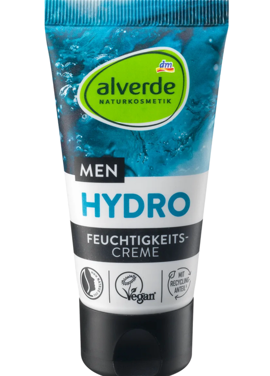 alverde MEN face cream Hydro Nature organic aloe vera, 50 ml