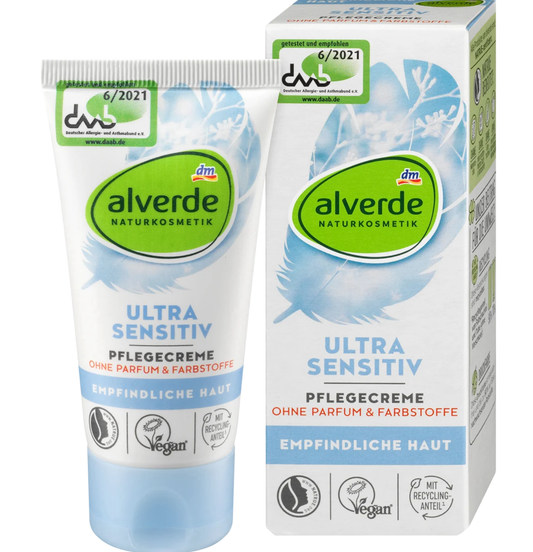 alverde NATURAL COSMETICS Face Cream ultra sensitive, 50 ml