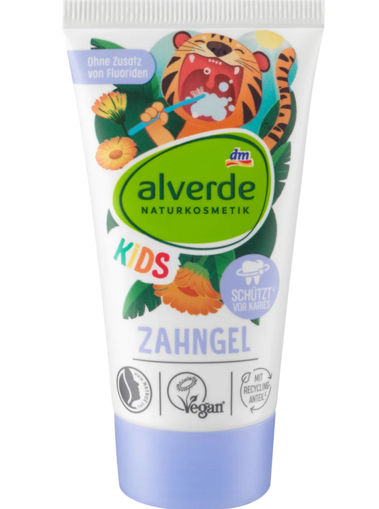 alverde NATURAL COSMETICS toothpaste gel for children, 50 ml