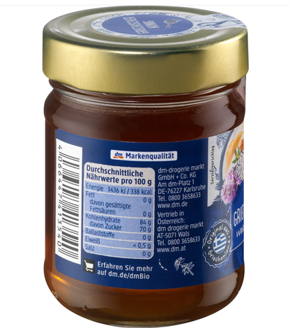 dmBIo Organic Greek Honey, 250 g Right