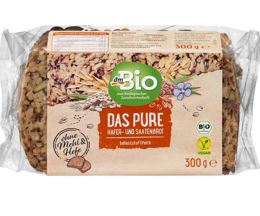 dmBio Organic Bread Oats & Seeds, 300 g