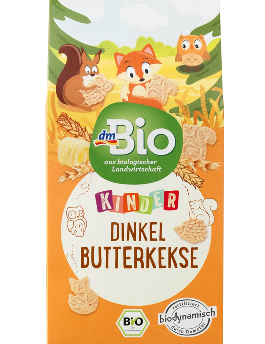 dm Bio Organic Children's Snack Butter Biscuit Spelt From 3 Years, 125 g