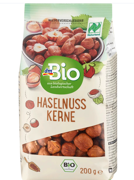 dmBio Organic Hazelnut Kernels, 200 g