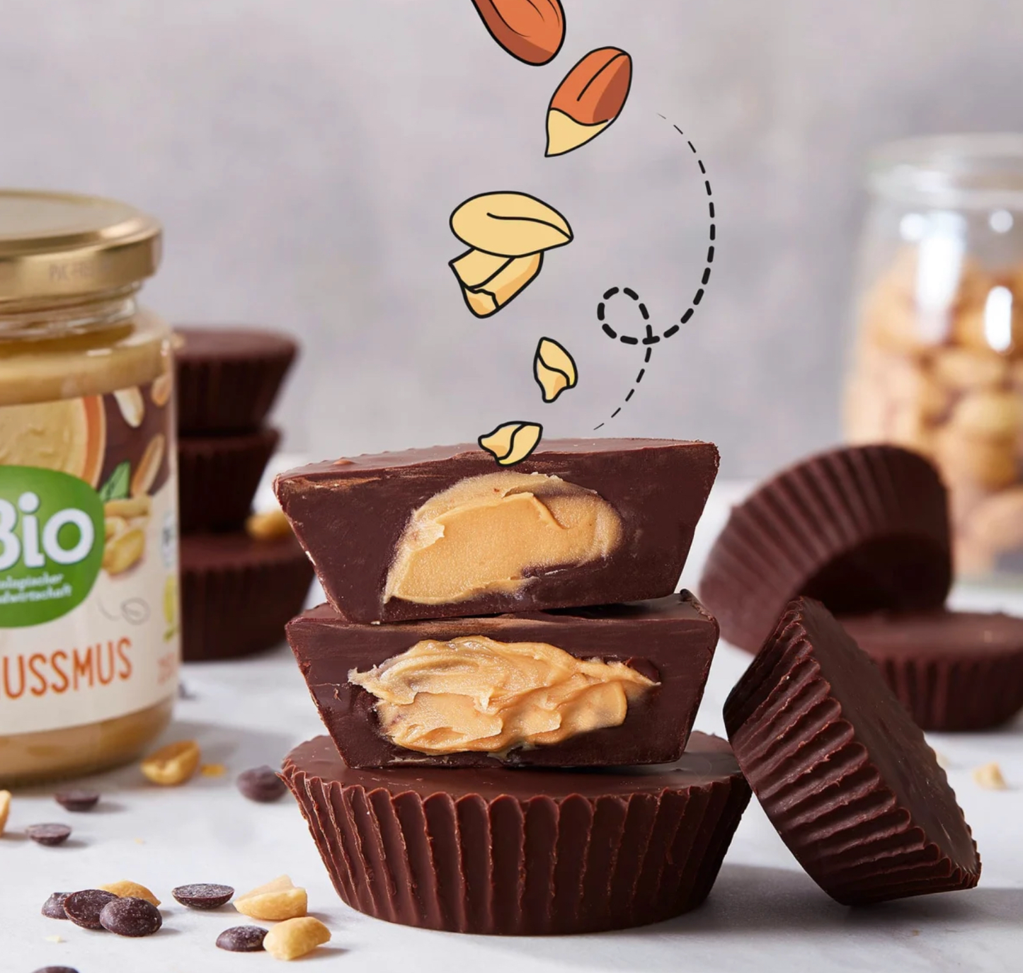 dmBio Organic Peanut Butter, 250 g