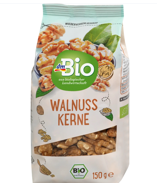 dmBio Organic Walnut Kernels, 150 g